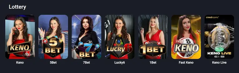 Lotterier på Twin Casino
