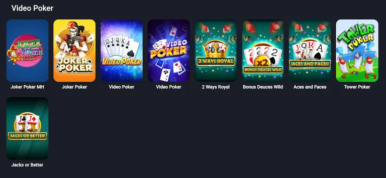Videopoker på Twin Casino